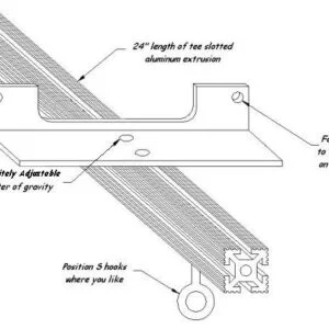 AgraMover 2′ Single Lamp X-Bar Kit Img